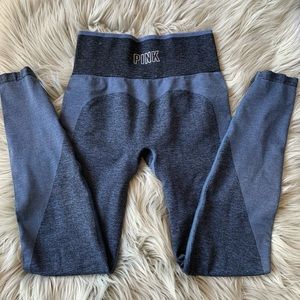 Victoria’s Secret Pink Navy Seamless Leggings